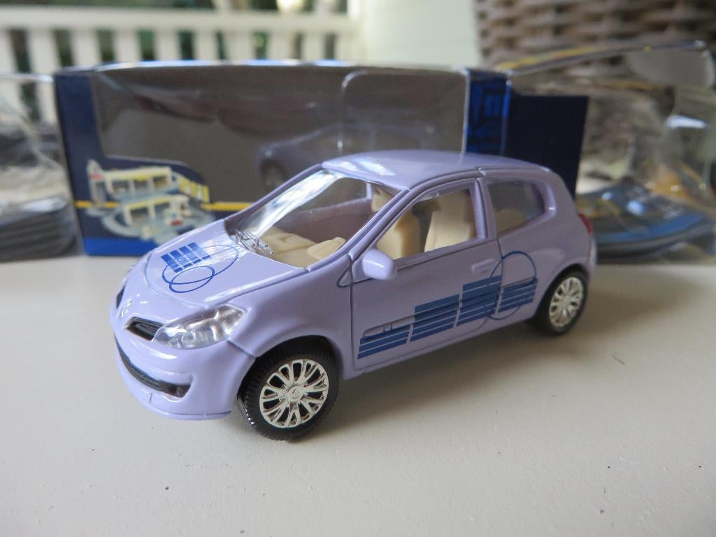 Renault Toys Norev Clio Sport lichtpaars met striping, Ophalen of Verzenden, Nieuw, Auto