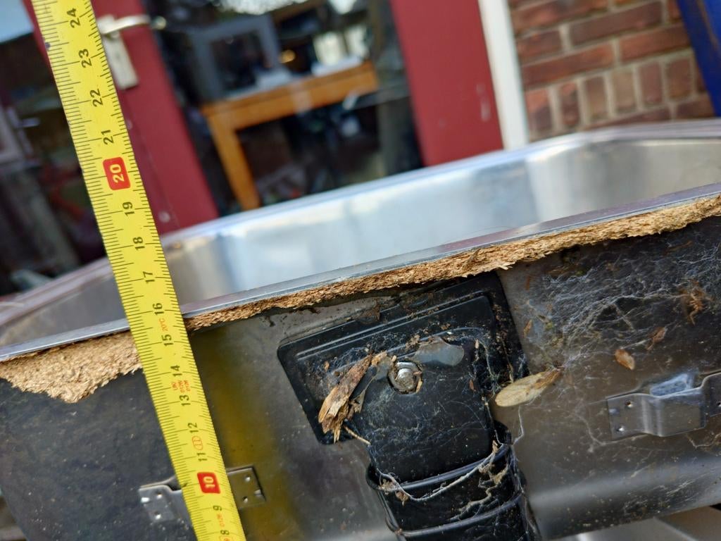 RVS inbouw wasbak met aansluitmateriaal, Ophalen of Verzenden