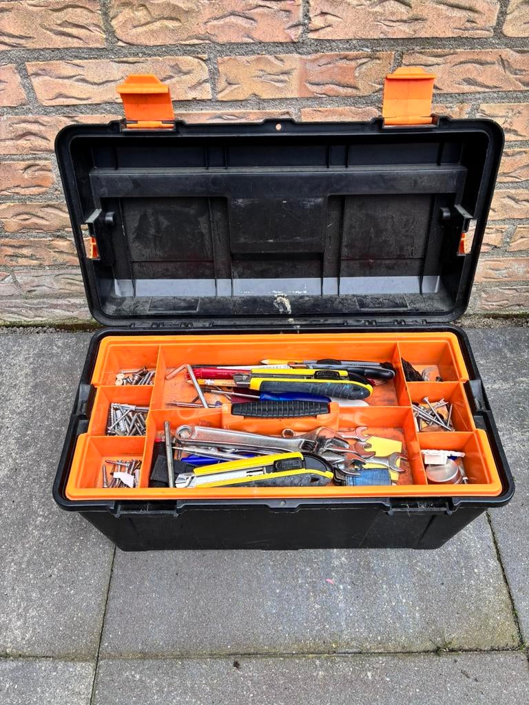 Raaco gereedschapkoffer met inhoud, Ophalen, Gevuld, Gebruikt