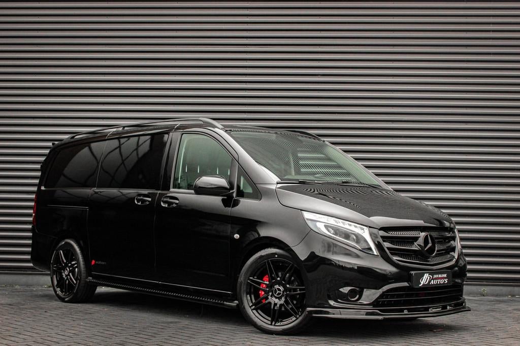 Mercedes-Benz Vito 136PK JB-EDITION FULL BLACK / AMG / SPOIL, Auto's, Automaat, 4 cilinders, Zwart, Diesel