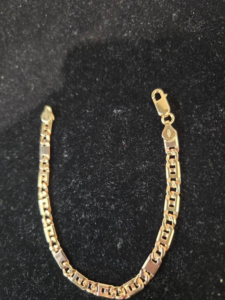 14 k gouden rolex model armband 13,3 gram, Ophalen of Verzenden, Nieuw, Goud, Goud