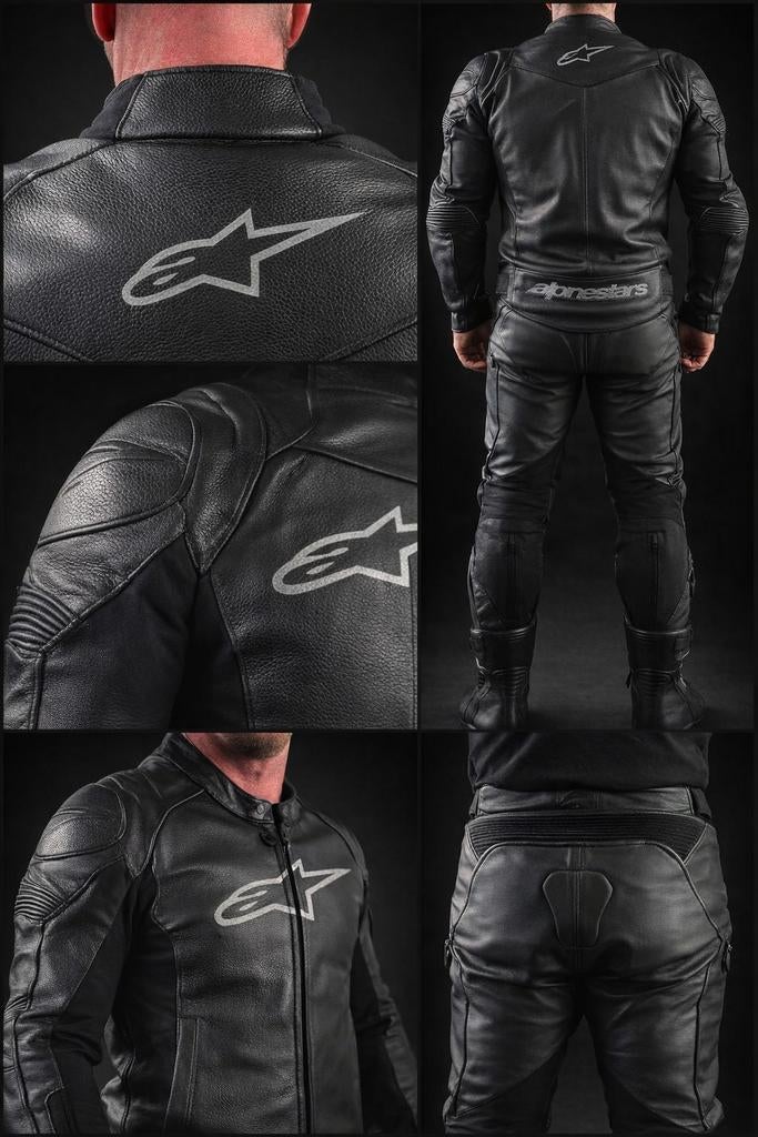 Alpinestars motorpak leer – RACE stijl – zo goed als nieuw –, Ophalen of Verzenden, Combipak, Alpinestars
