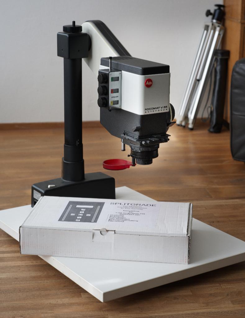 Leitz FocomatV35+Heiland Splitgrade set voor V35, Ophalen, Zo goed als nieuw, Complete dokaset