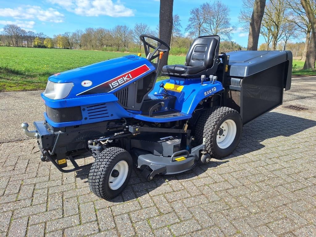 Iseki SXG19 | Diesel maaier | Opvangbak | Stuurbekrachtiging, Ophalen, Gebruikt, Opvangbak, 120 cm of meer