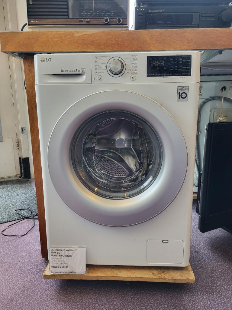Wasmachine LG 8Kg 1400 toeren met garantie, Ophalen, 1200 tot 1600 toeren, 8 tot 10 kg, Zo goed als nieuw
