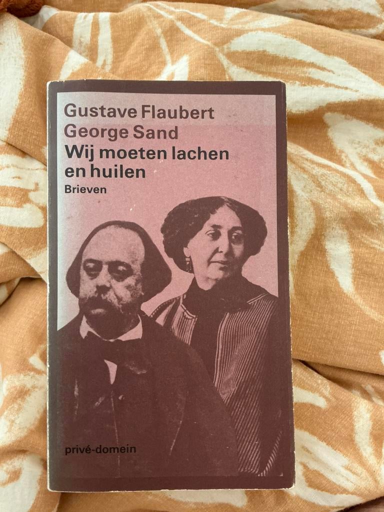 GUSTAVE FLAUBERT GEORGE SAND. WIJ MOETEN LACHEN EN HUILEN, Boeken, Ophalen of Verzenden, Gelezen