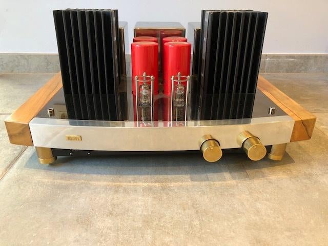 prachtige PATHOS twin towers hybride versterker, Audio, Tv en Foto, Versterkers en Receivers, Zo goed als nieuw, 120 watt of meer