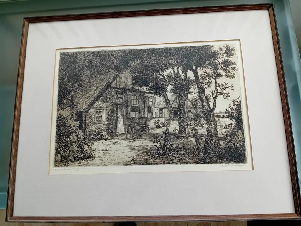 Ets van Cornelis Marinus van der Woerd (1901-1979), Ophalen