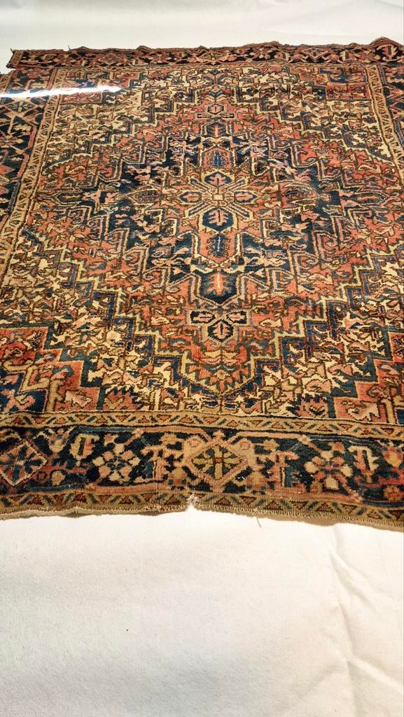 Perzisch tapijt 300x220 wol handgeknoopt iran, Crème, Gebruikt, 200 cm of meer, Ophalen of Verzenden