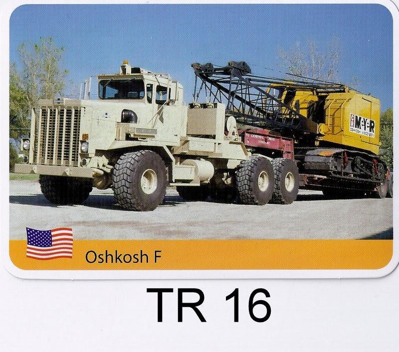 Tr16 autokaart oshkosh f, Ophalen of Verzenden, Zo goed als nieuw, Auto's