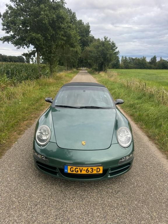 Porsche 911 Cabrio 3.8 Carrera S (bj 2005, automaat), Automaat, Gebruikt, Zwart, Cabriolet