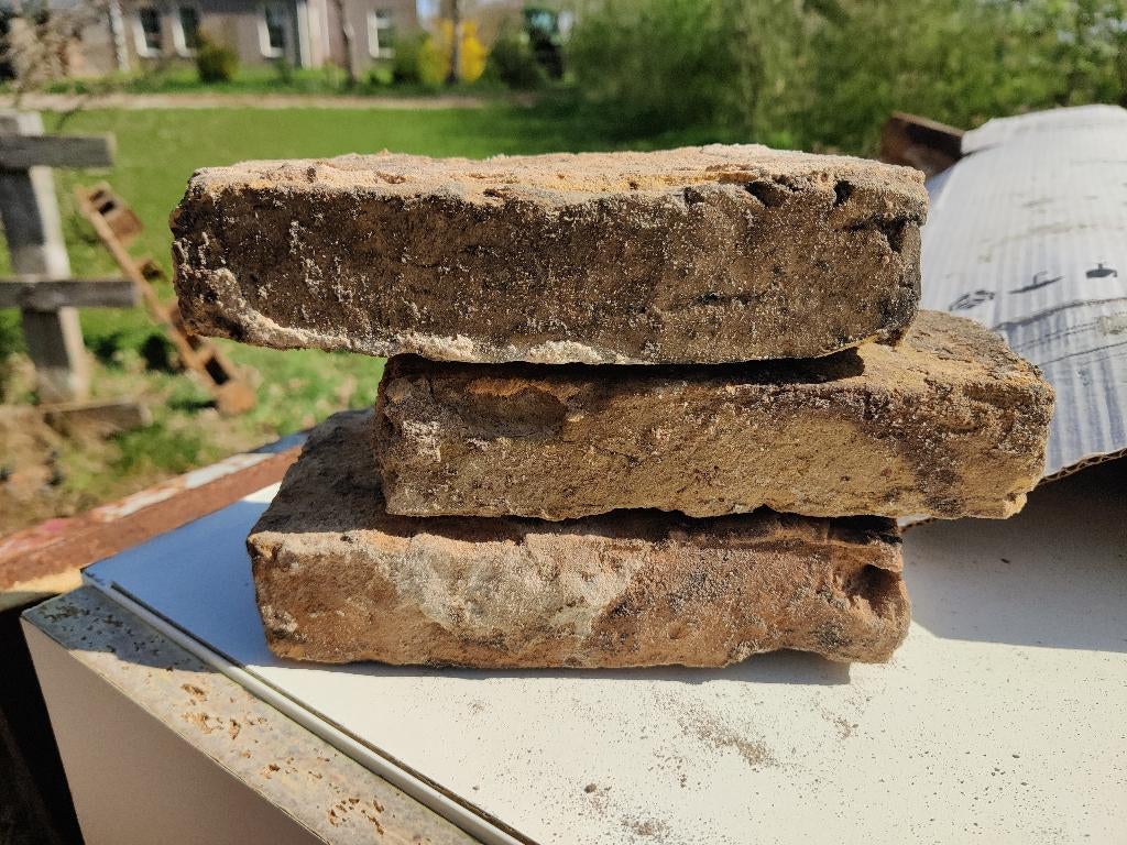 Muurstenen metselstenen meer dan 100 jaar oud, Ophalen, Gebruikt, Bakstenen