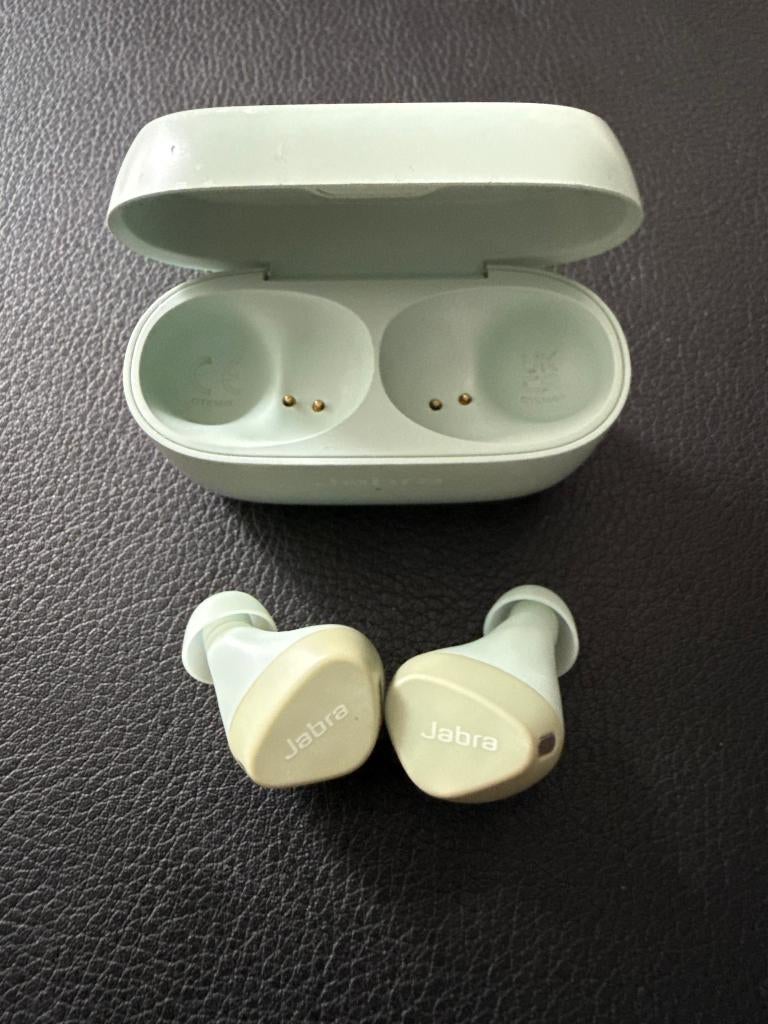 JABRA Elite 4 Active Lime Green Wireless Earbuds, Groen, Gebruikt, Ophalen of Verzenden, In oorschelp (earbud)