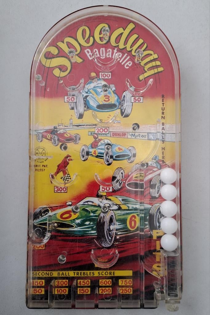 Tafelmodel flipperkast uit 1963, Verzamelen, Automaten | Flipperkasten, Ophalen of Verzenden, Gebruikt, Mechanisch, Flipperkast