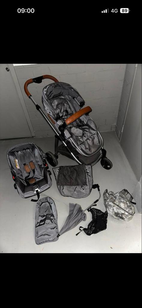 Born Lucky Rapido kinderwagen antraciet, Ophalen, Gebruikt, Kinderwagen, Overige merken