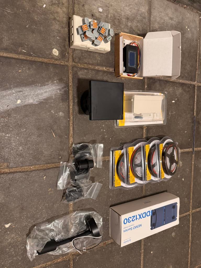 Elektra onderdelen voor zelfbouw camper bus, Ophalen of Verzenden, Nieuw