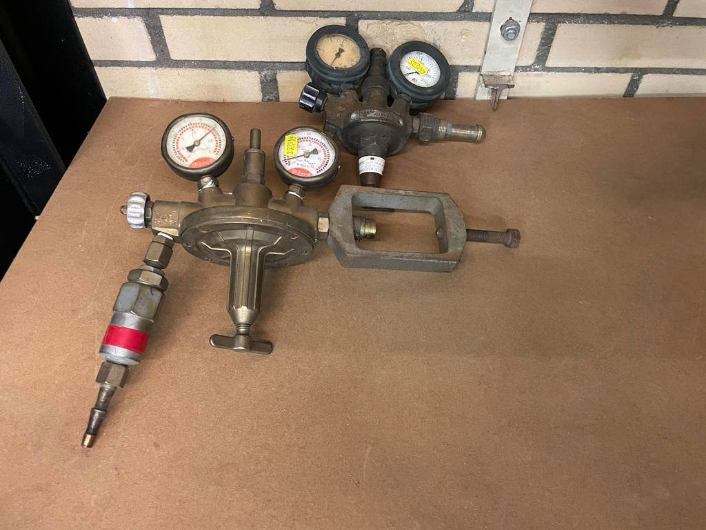 Autogeen lasreduceer reduceer meter klok, Ophalen of Verzenden, Gebruikt, 250 ampère of meer, Overige typen