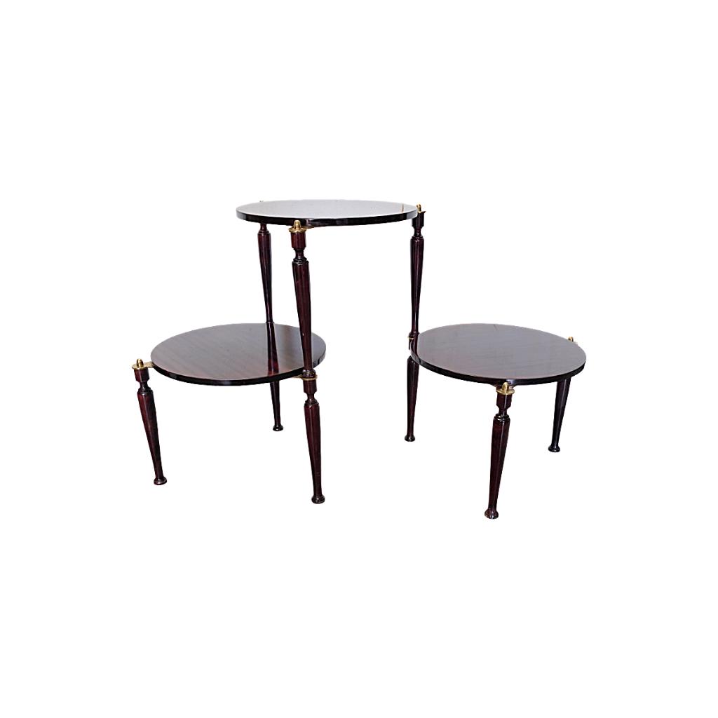 Mid-century Italiaans modulaire bijzettafels, jaren 50, Ophalen of Verzenden