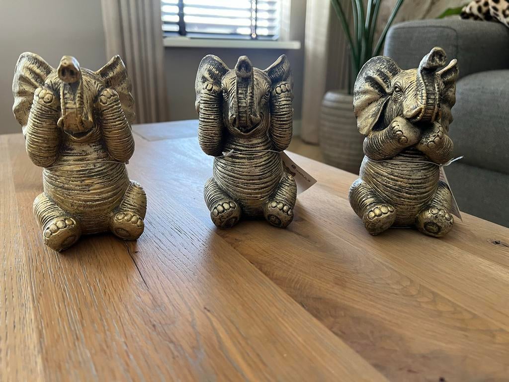 Nieuwe olifantjes horen, zien, zwijgen, Overige materialen, Nieuw, Ophalen of Verzenden, Oosters