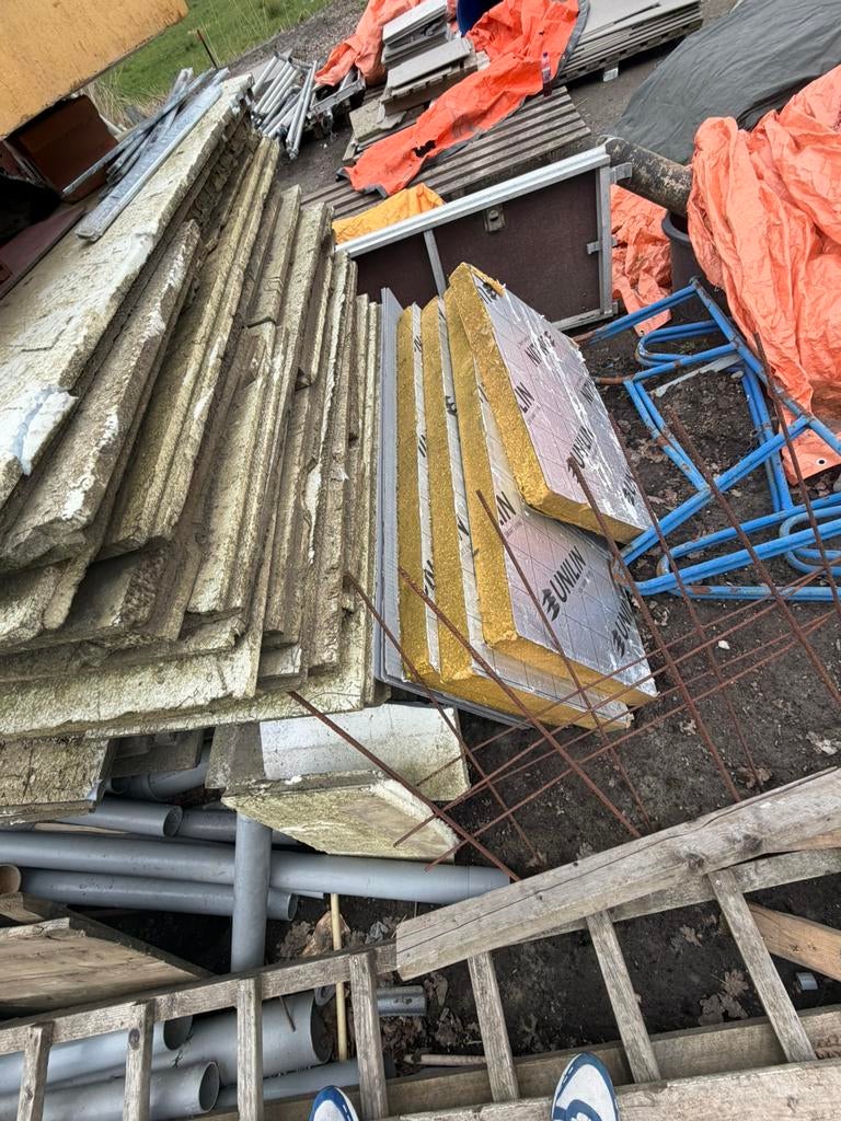 Isolatie platen voor in de grond Xps styrodur D50  B60 L125, Doe-het-zelf en Verbouw, Overige materialen, 4 tot 8 cm, Gebruikt