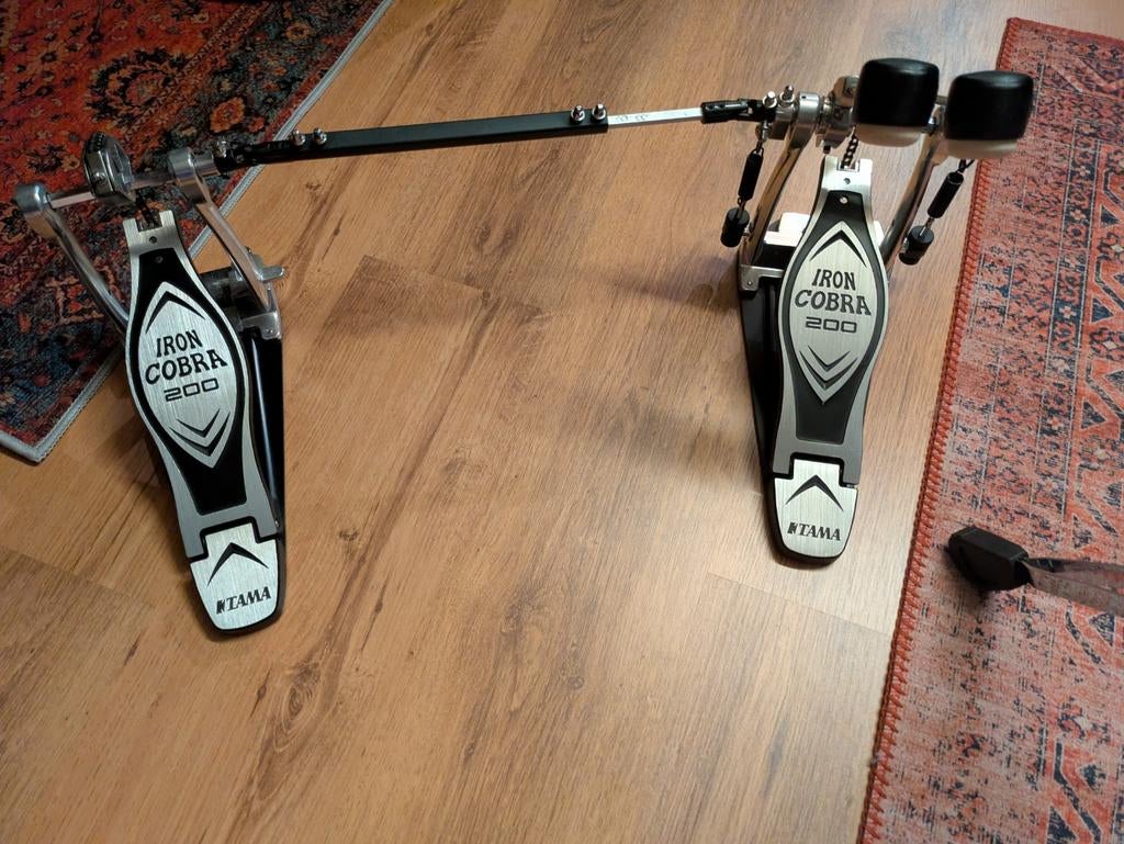 Tama Iron Cobra HP200PTW Power Glide Dubbelpedaal, Ophalen, Zo goed als nieuw, Tama