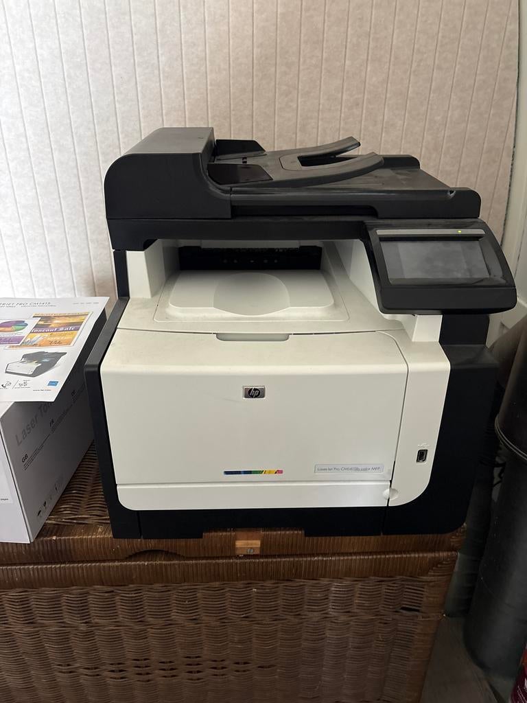HP LaserJet Pro CM1415fn kleuren MFP - All-in-one printer, Computers en Software, Printers, Ophalen, Faxen, All-in-one, Zo goed als nieuw