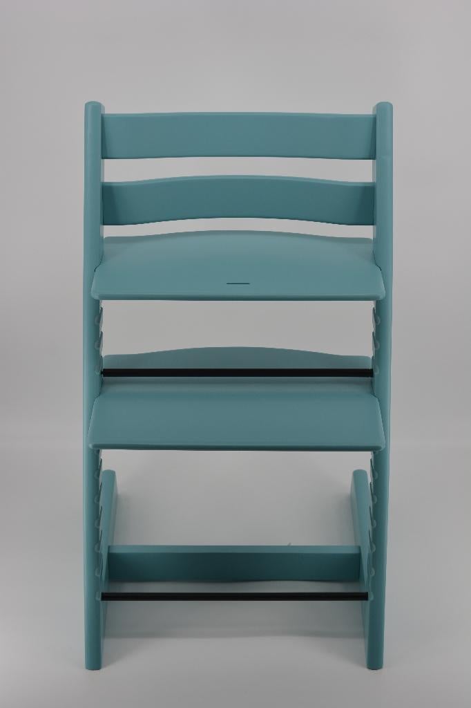 Stokke Tripp Trapp Turquoise – Refurbished model, Verzenden, Zo goed als nieuw, Meegroeistoel, Gordel(s)