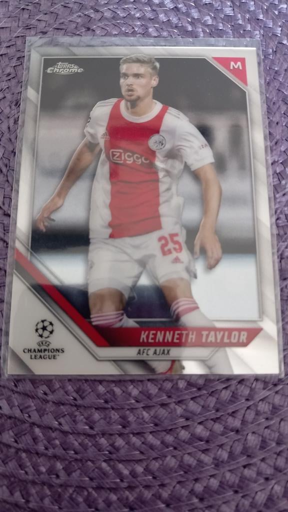 Topps Chrome Kenneth Taylor AFC Ajax kaart, Ophalen of Verzenden