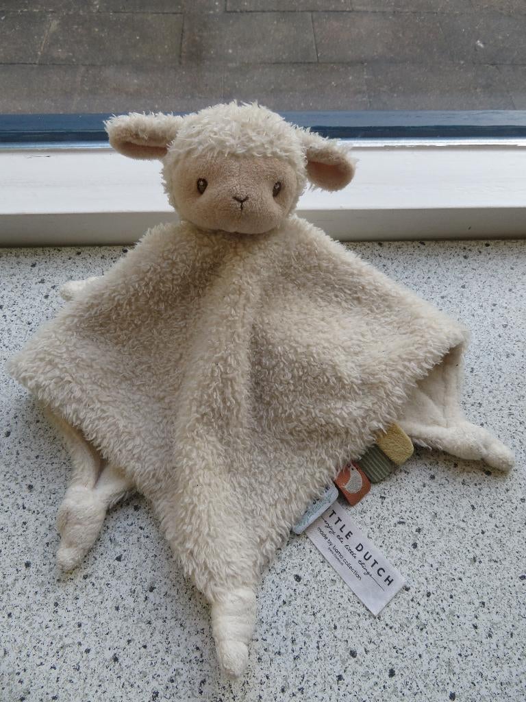 Knuffeldoek schaap of schaapje merk Little Dutch Tiamo, Ophalen of Verzenden, Zo goed als nieuw, Overige typen