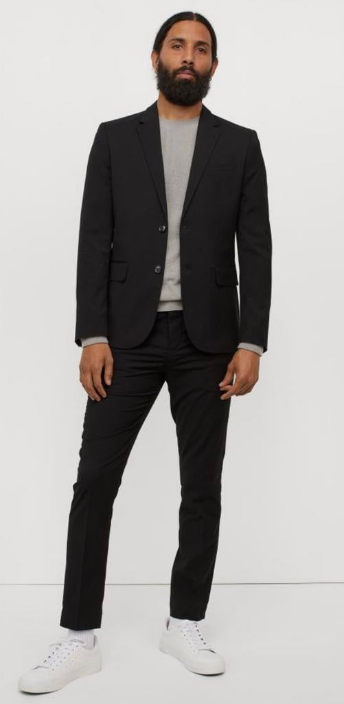 H&M Colbert Slim Fit maat 56, zwart, nieuw, Kleding | Heren, Kostuums en Colberts, Ophalen of Verzenden, Nieuw, Maat 56/58 (XL)