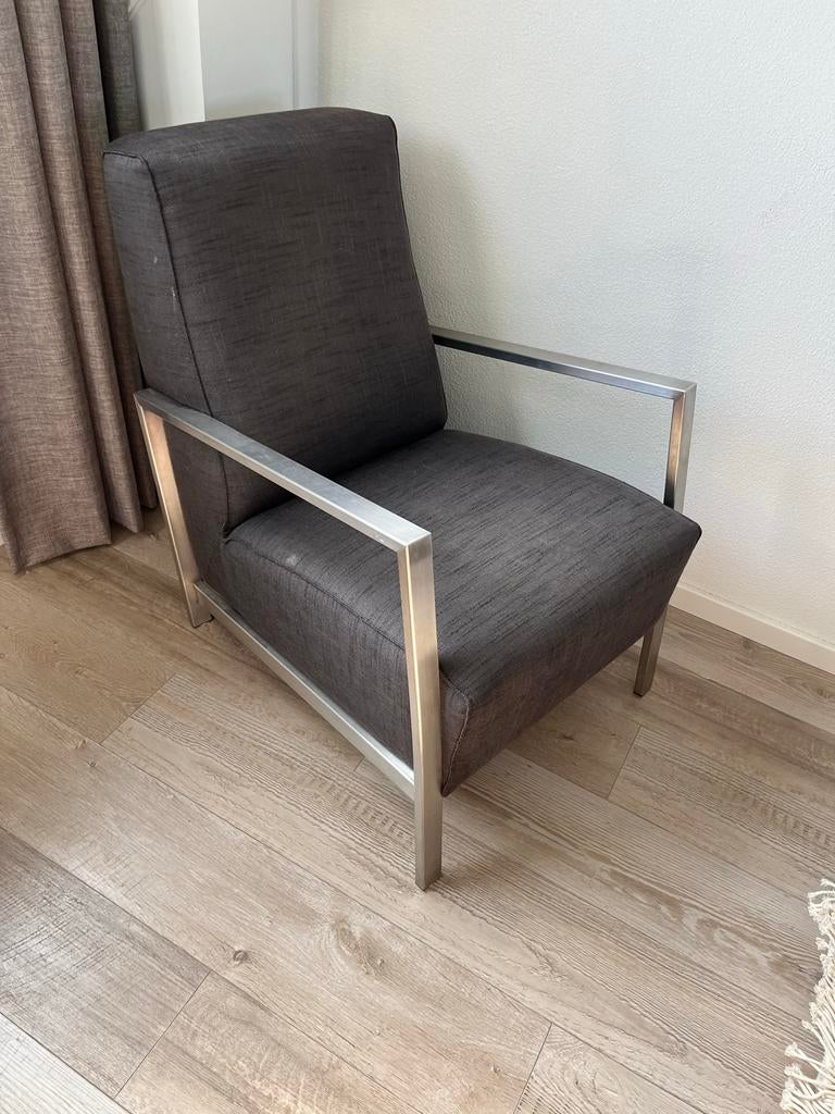 Stoel Troubadour, Ophalen, Gebruikt, Metaal, Eén