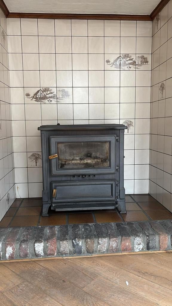 Vrijstaande houthaard, Huis en Inrichting, Haarden, Ophalen of Verzenden, Vrijstaande haard, Houthaard