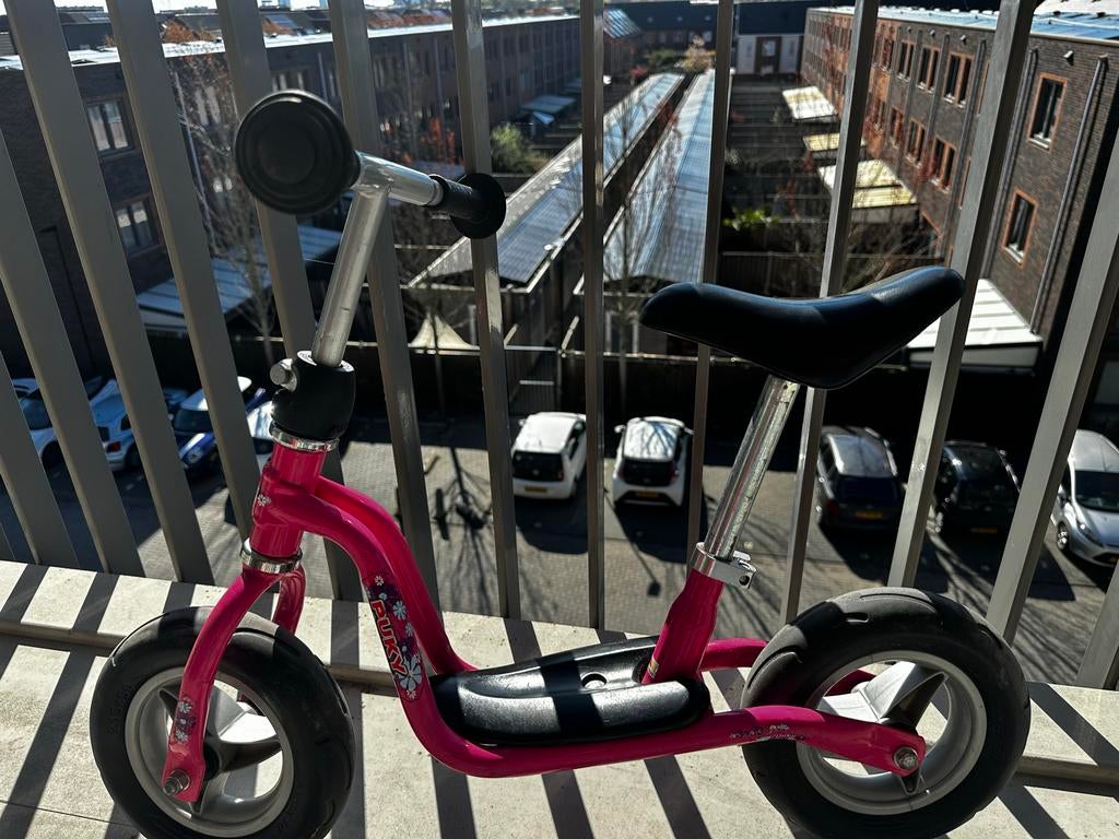 Puky roze loopfiets, Ophalen of Verzenden, Zo goed als nieuw, Loopfiets