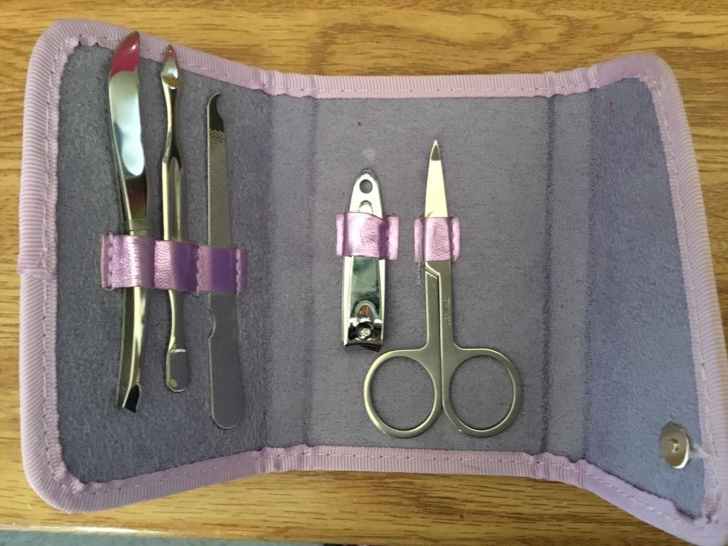 Nagel garnituur set, makkelijk voor op reis, Ophalen of Verzenden, Zo goed als nieuw, Overige typen