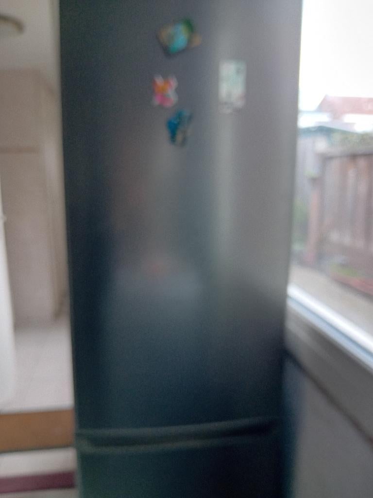 Amerikan Koelkast, Zilver kleur, Gebruikt, Minder dan 60 cm, 140 tot 160 cm, Vrijstaand