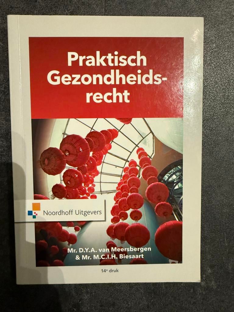 Praktisch gezondheidsrecht 9789001862879, Boeken, Ophalen of Verzenden, Beta, Zo goed als nieuw, HBO