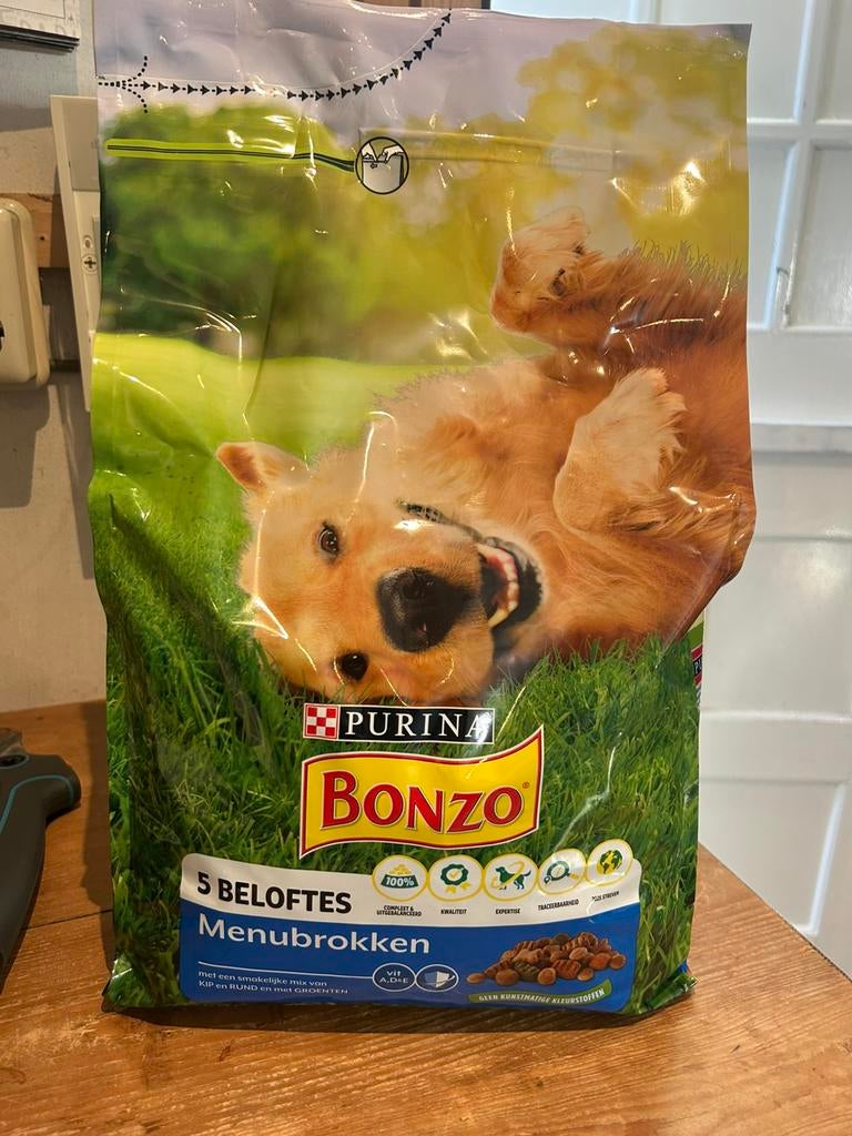 Gratis afhalen Bonzo hondenvoer (ongeopend), Dieren en Toebehoren, Honden-accessoires, Ophalen, Nieuw