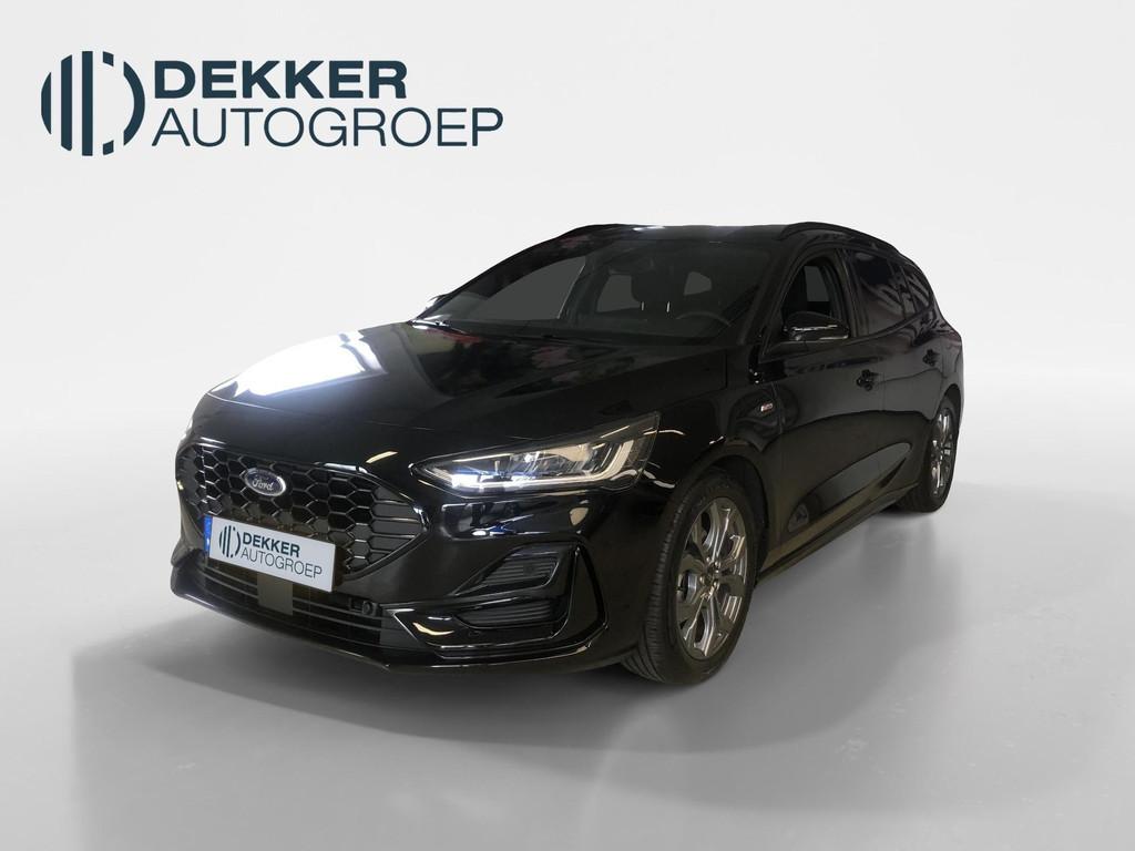 Ford Focus Wagon 1.0 EcoBoost Hybrid ST Line, Gebruikt, Euro 6, Zwart, Origineel Nederlands
