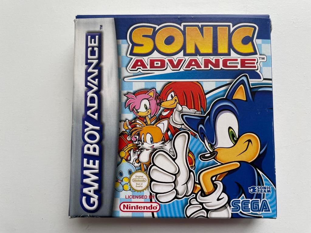 Nintendo GBA gameboy Sonic advance, Spelcomputers en Games, Games | Nintendo Game Boy, Avontuur en Actie, 1 speler, Ophalen of Verzenden