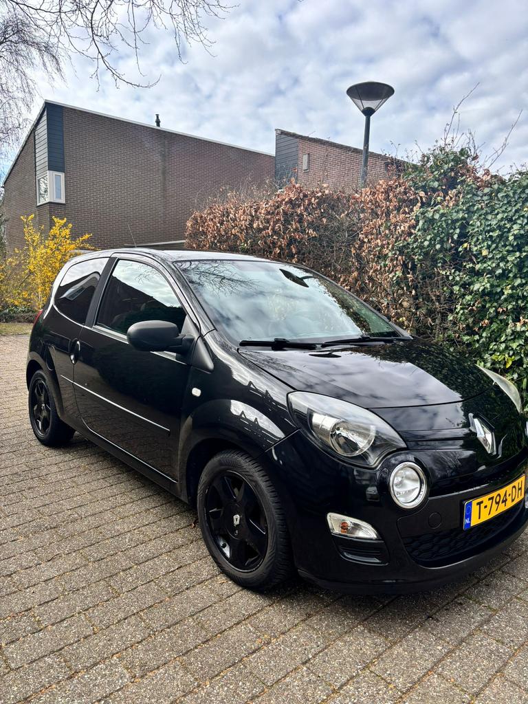 Renault Twingo 1.2 16V 2012 Zwart, Auto's, Voorwielaandrijving, 839 kg, Twingo, 74 pk