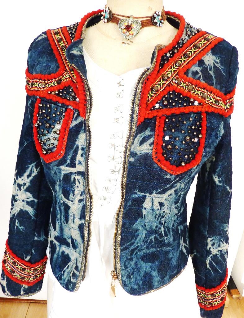 Prachtig nieuw Ambika jasje, Blauw, Nieuw, Ophalen of Verzenden, Jasje