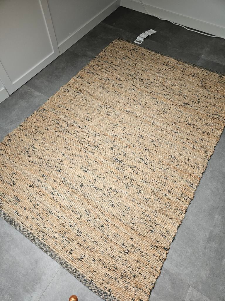 IKEA MELHOLT Jute Vloerkleed - 133x195 cm, Huis en Inrichting, Ophalen, Zo goed als nieuw, 150 tot 200 cm, Natuurlijk, Scandinavisch, Modern