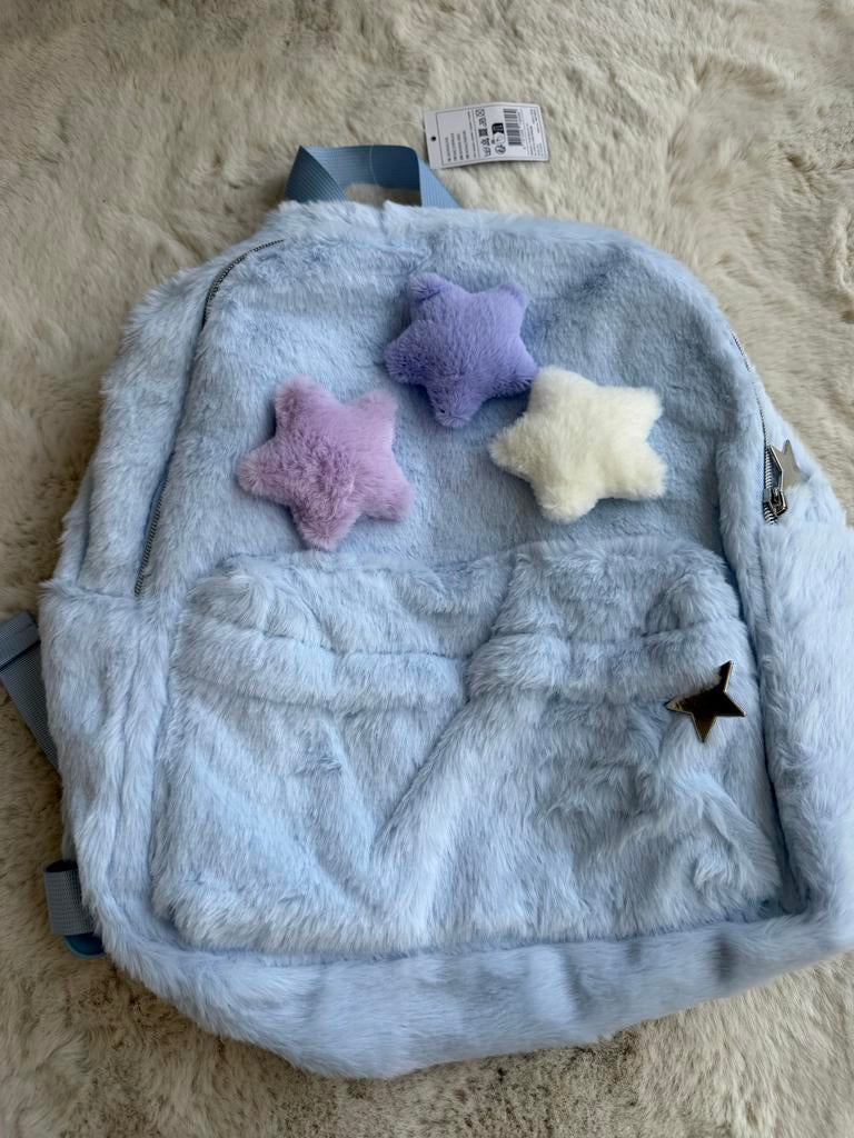 Zachte Hema rugtas met sterren - Nieuw, Ophalen of Verzenden, Nieuw, Overige merken, 30 tot 45 cm