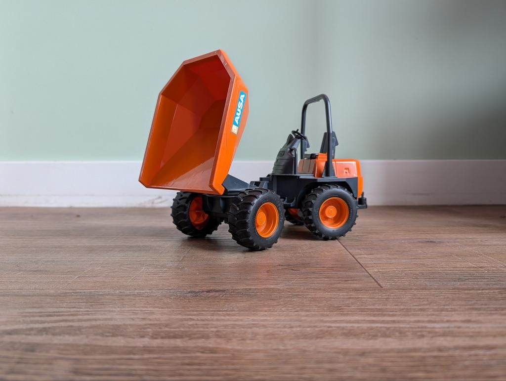 Bruder 02449 Ausa mini dumper kiepwagen, Ophalen, Zo goed als nieuw
