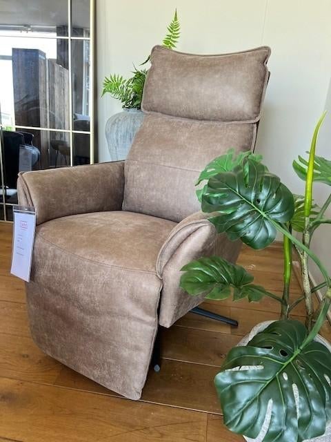 NIEUW BIJ LIVINN ZEVENAAR - RELAX FAUTEUIL AFDELING!, Leer, Nieuw, 75 tot 100 cm, Ophalen of Verzenden