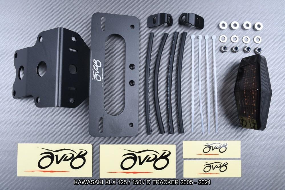Kentekenplaathouder KAWASAKI KLX 125 150 DTRACKER 2005 2021, Motoren, Ophalen of Verzenden, Nieuw