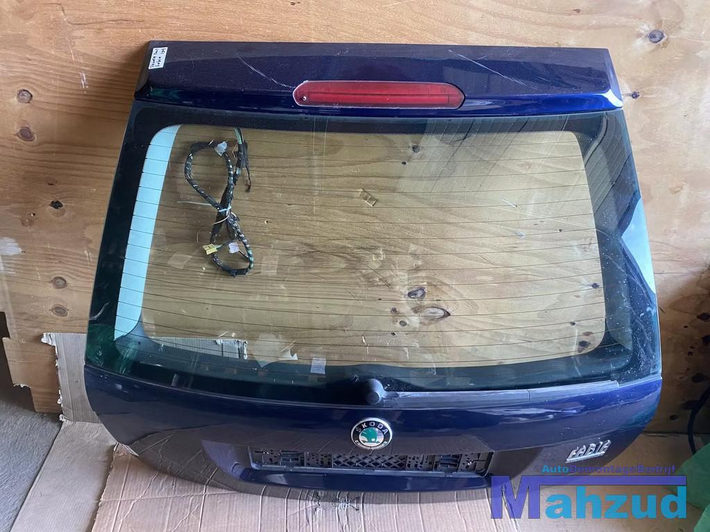 SKODA FABIA 1 station COMBI Blauw achterklep, Deur, Skoda Auto a.s., Gebruikt, Infoline@skoda-auto.cz