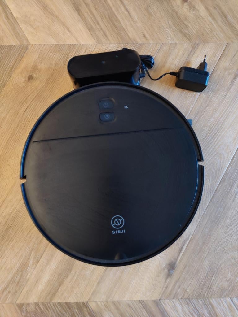 Sinji Robotstofzuiger Gyro met dweil functie, Ophalen, Zo goed als nieuw, Robotstofzuiger, Minder dan 1200 watt