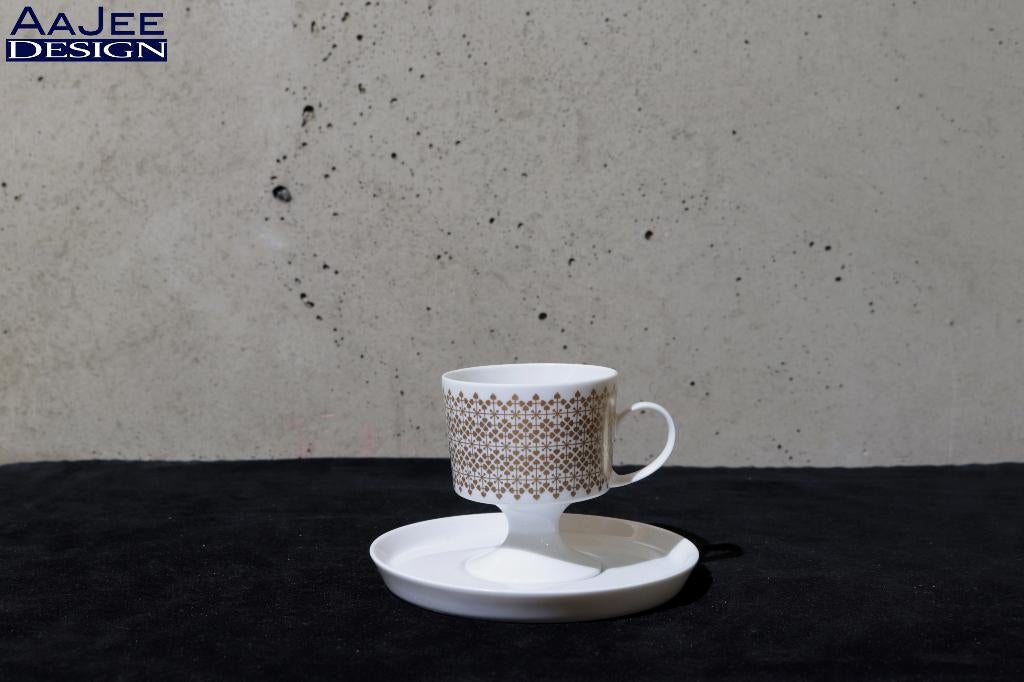 Rosenthal – Tapio Wirkkala –Kop & Schotel - Composition Gold, Huis en Inrichting, Keuken | Servies, Gebruikt, Ophalen of Verzenden