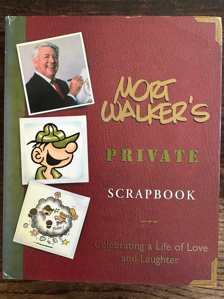 Mort Walker Private scrapbook Engelstalig, Eén comic, Ophalen of Verzenden, Zo goed als nieuw, Amerika